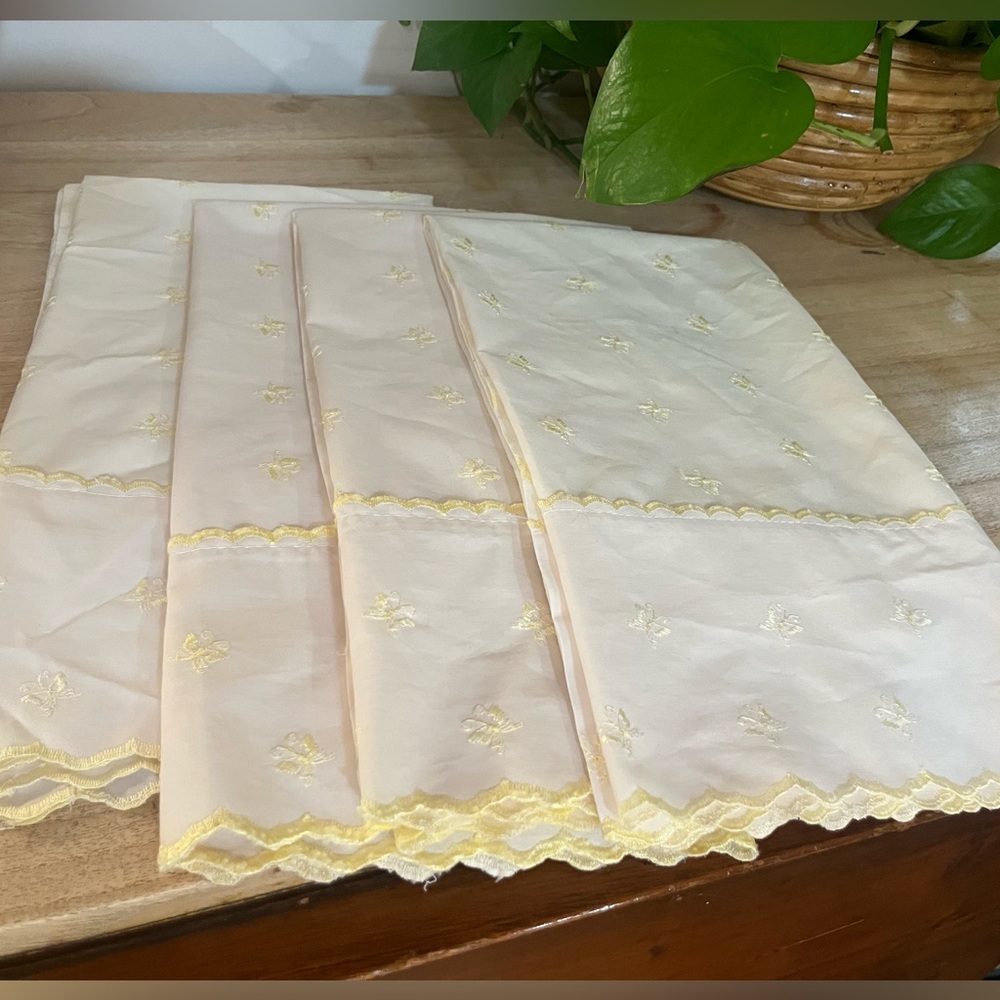Vintage curtains 4 Panels